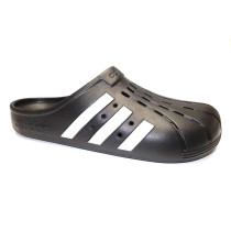 Plážová obuv, Adidas, Adilette Clog, černo-bílá