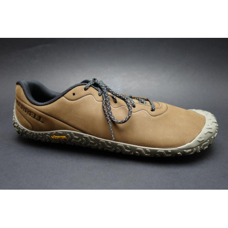 Obuv pro lehkou turistiku-Barefoot, Merrell, Vapor Glove 6 Ltr, přírodní