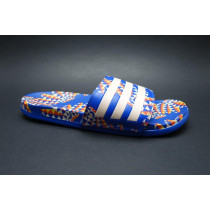 Letní obuv pro volný čas-pantofle, Adidas, Adilette Comfort, modro-béžová